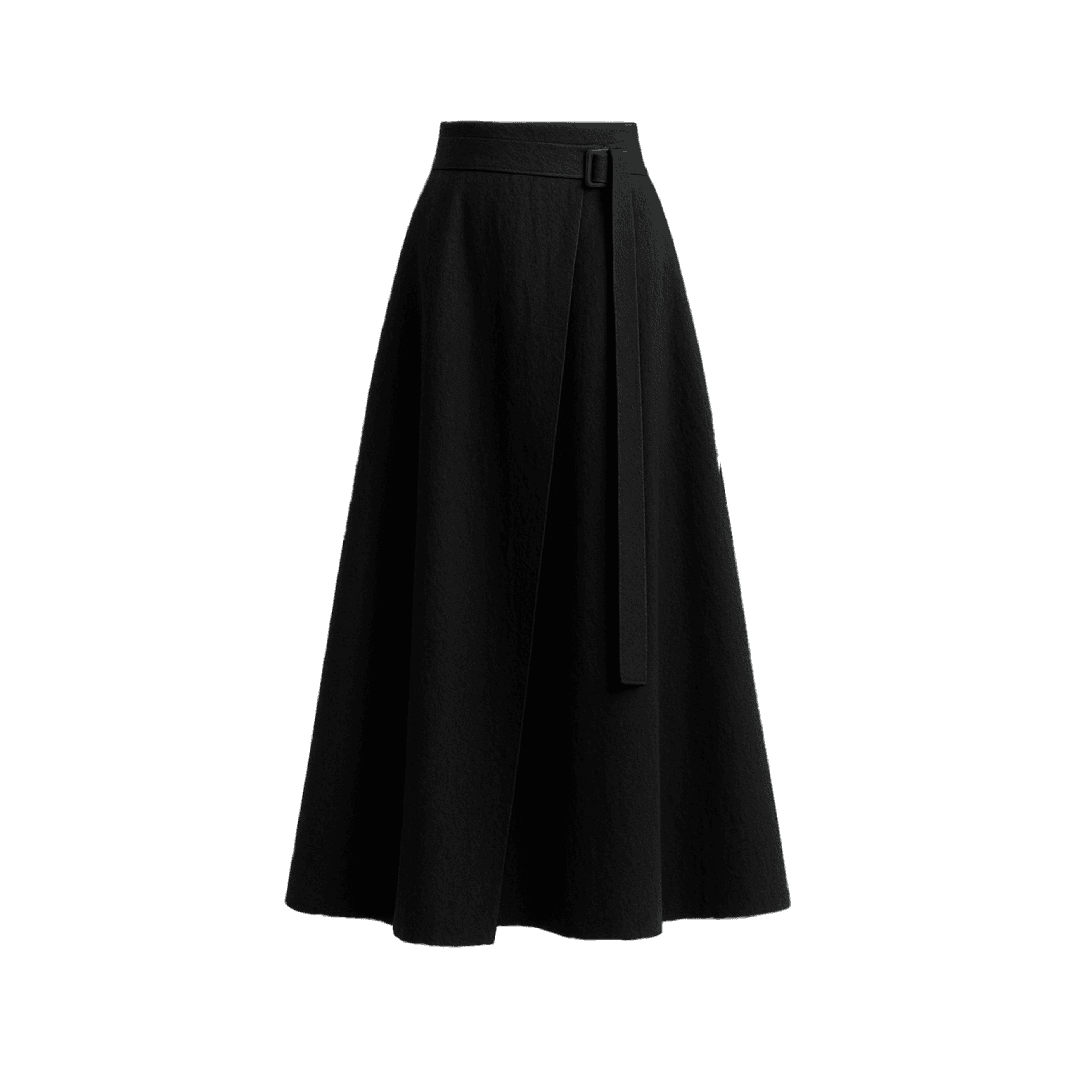 Product image of 003 Kuro Andon Hakama Maxi Skirt
